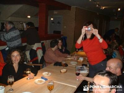 Esquí Baqueira - tertulia entre amigos; excursiones en el dia